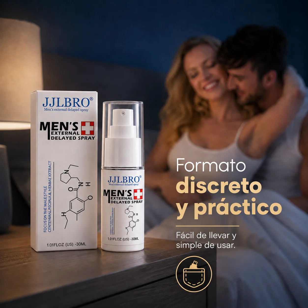 JJLBRO Spray Masculino™/ Control y Seguridad en tu Intimidad