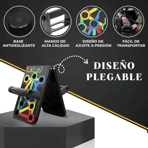 Power Push Tablero Multifuncional; Entrena tu cuerpo desde casa sin pagar gimnasio.