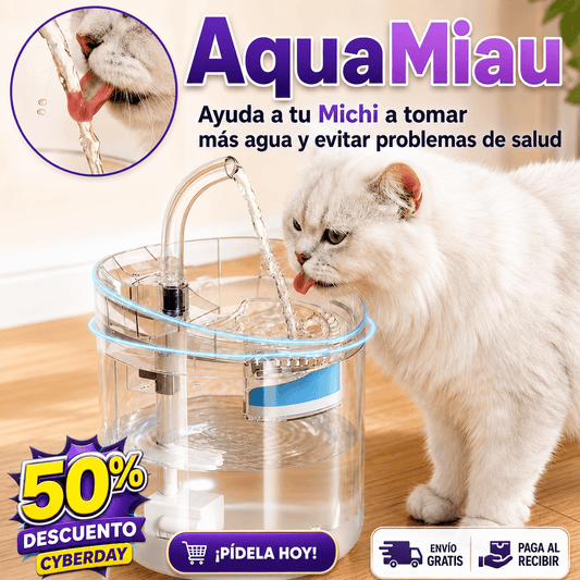 AquaMiau / Regalonea y Cuida a tu Michi 😻