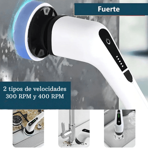 Clean Master Pro Cepillo de Limpieza Eléctrico 7 en 1