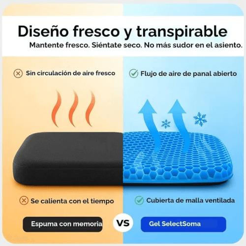 Cojín de Gel Flexible "FlexiSeat Gel"