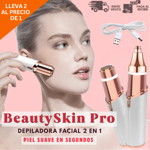 BeautySkin Pro Depiladora 2 en 1 - Piel Suave en Segundos