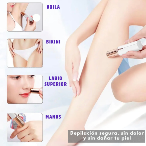 BeautySkin Pro Depiladora 2 en 1 - Piel Suave en Segundos