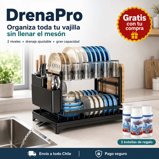 DrenaPro / Recupera espacio y mantén tu mesón seco.