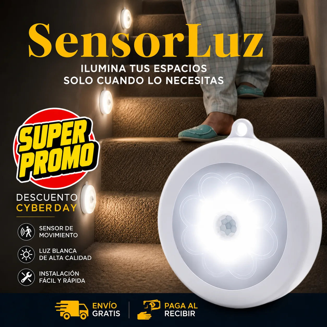 SensorLuz / Mejora la Iluminación de tu Hogar Hoy Mismo
