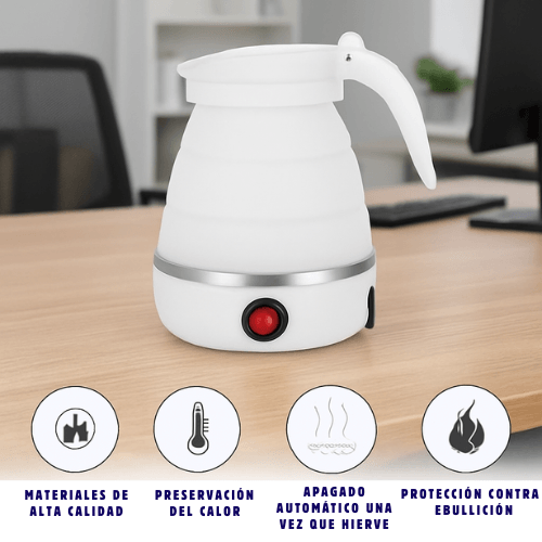 EasyBoil Pro Hervidor Eléctrico Plegable / Agua Caliente Donde Quieras