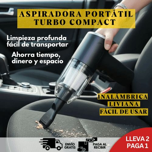 Mini Aspiradora Portátil Turbo Compact