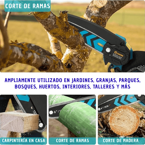 Mini Motosierra Power Pro / Poda Rápida en Casa