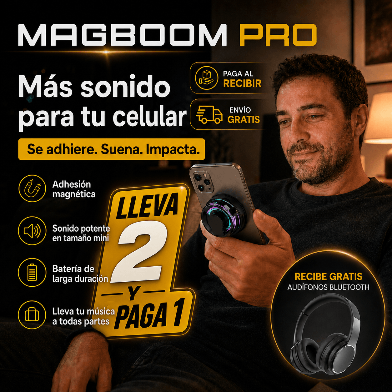 MagBoom Pro / Música Potente en tu Bolsillo