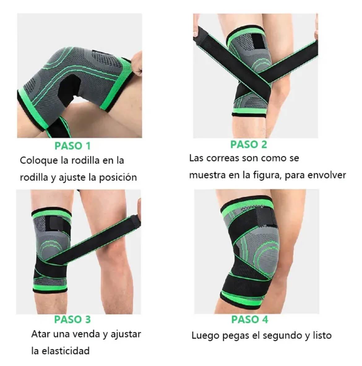 Pack Rodilleras de Compresión Ajustable