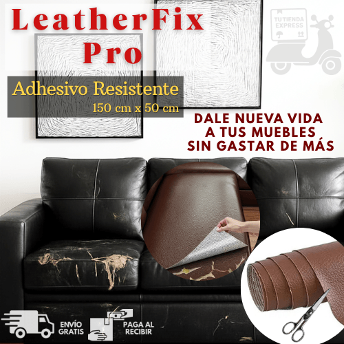 LeatherFix Pro Adhesivo Resistente - Dale nueva vida a tus muebles sin gastar de más