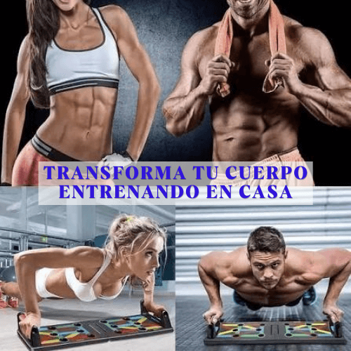 Power Push Tablero Multifuncional; Entrena tu cuerpo desde casa sin pagar gimnasio.